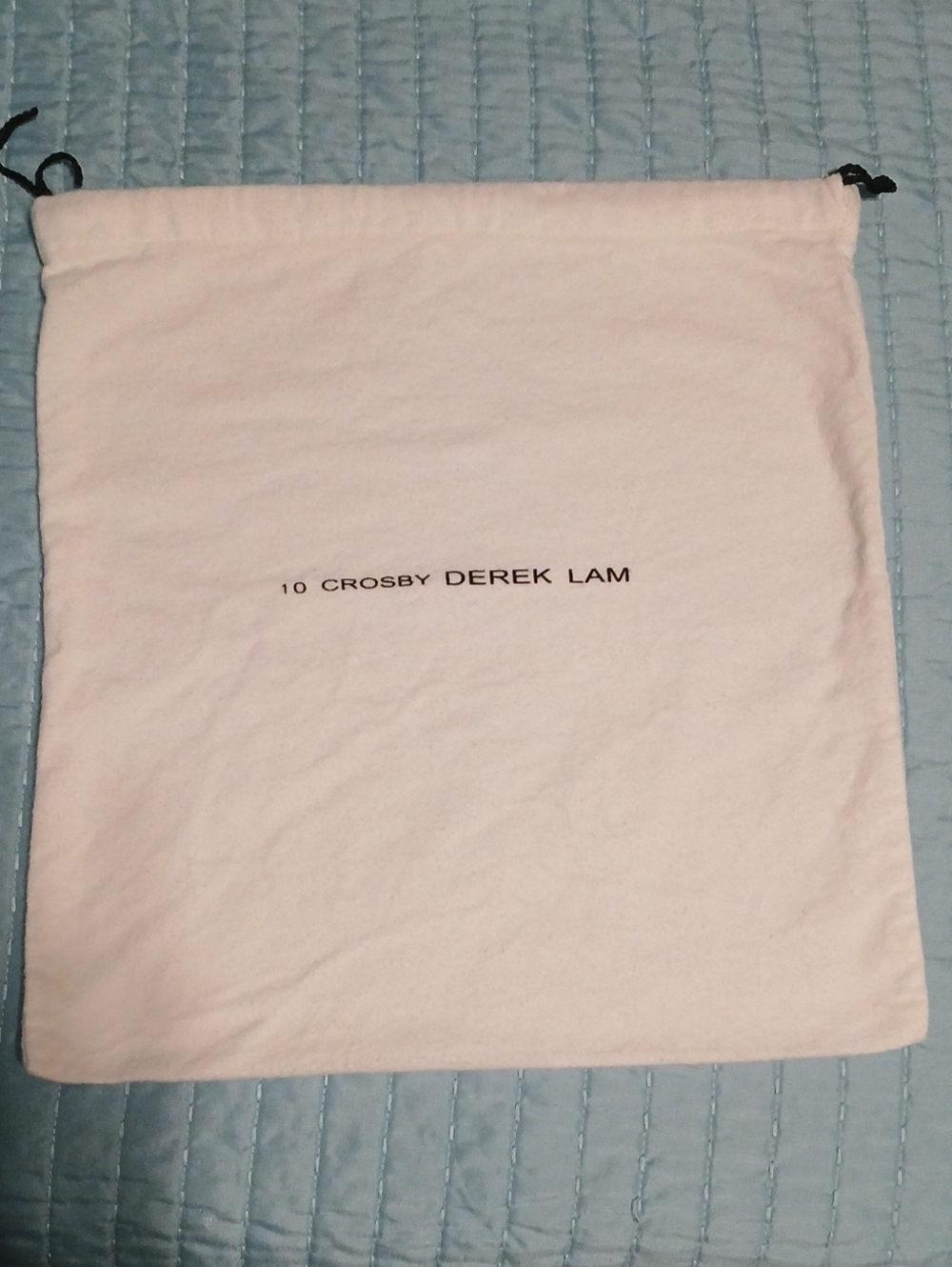 ☀️☀️10 Crosby Derek Lam White Drawstring Logo Dust Bag